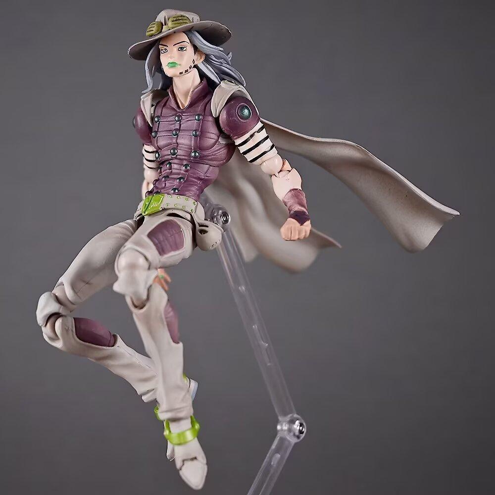 Aixlan 15 см Аниме Фигурка JOJO's Bizarre Adventure Steel Ball Run Юлий Цезарь Цеппели ПВХ Фигурка Действия Подвижная Фигурка Действия