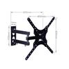 17-55 Inch Retractable 180 Degree Dual Arm Full Motion TV Wall Mount Tilt Swivels Screen Bracket Stand Plasma Holder