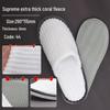 Luxury Anti-Slip Disposable Cotton Hotel Slippers for Guests