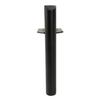 Furniture leg, pin, black matte, 15 cm