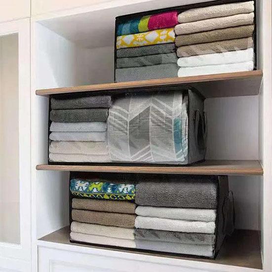 Нетканый ящик для хранения, домашняя стеганая сумка, складная сумка для хранения, гардероб, коробка для сортировки одежды, пыленепроницаемая, влагозащищенная коробка для хранения