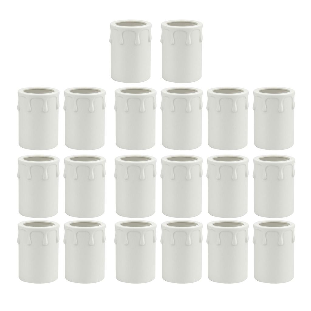 10/20 шт. Чехлы для патронов свечей 44x60 мм Пластиковые рукава для свечей для люстры Основание канделябра для настенного светильника Рождественские украшения