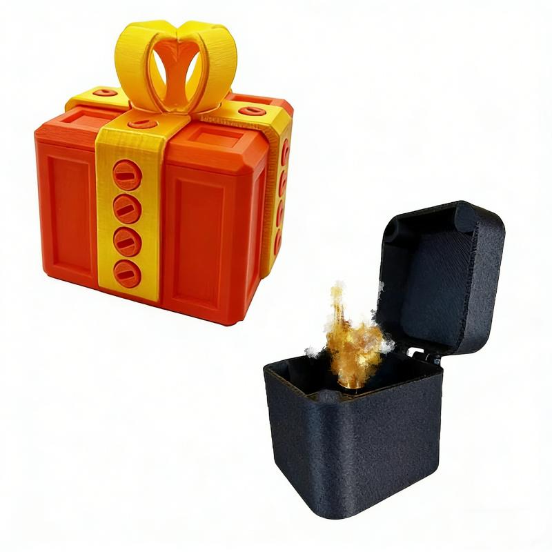 Удивительная креативная рождественская подарочная коробка-сюрприз на день рождения, коробка с винтом, пустая коробка-розыгрыш, шуточный подарок для друзей, абстрактная игрушка.