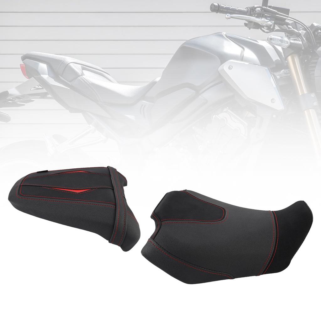 Комплект пассажирского сиденья Raider переднее и заднее Черный2 Для Honda Cb650R Cbr650R 24-25