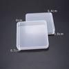 3 Pcs  Square Round Highlight Crystal Epoxy Silicone Mold Tray Resin Mold  for Jewelry Storage Plate Home Decor