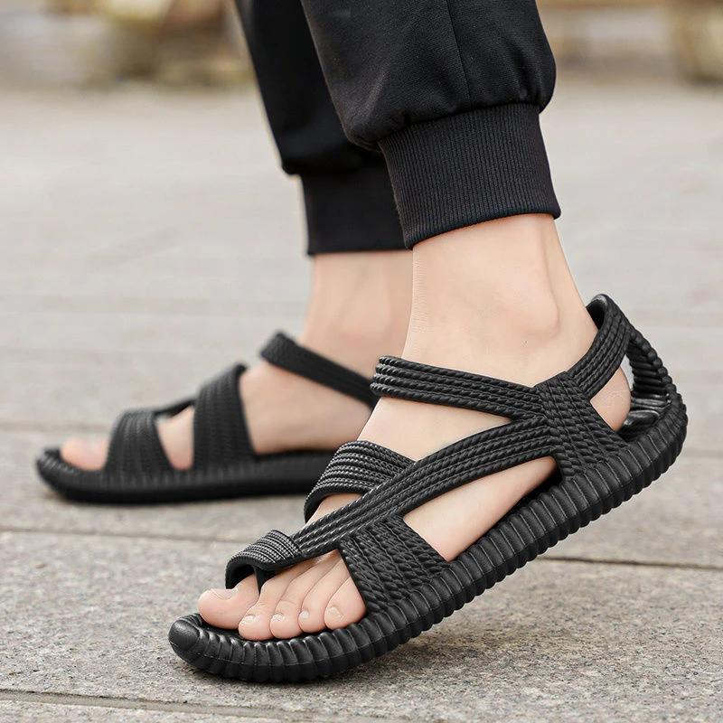 Мужские сандалии Нескользящая мужская обувь Лето 2024 Пляж Новое поступление Распродажа Оптовая продажа Купить по акции Eva в приветственной сделке Удобная тенденция