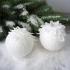 3pcs Glitter Xmas Tree Pendants 3 Pieces Set Hanging Ornaments Christmas Balls  Seasonal Display