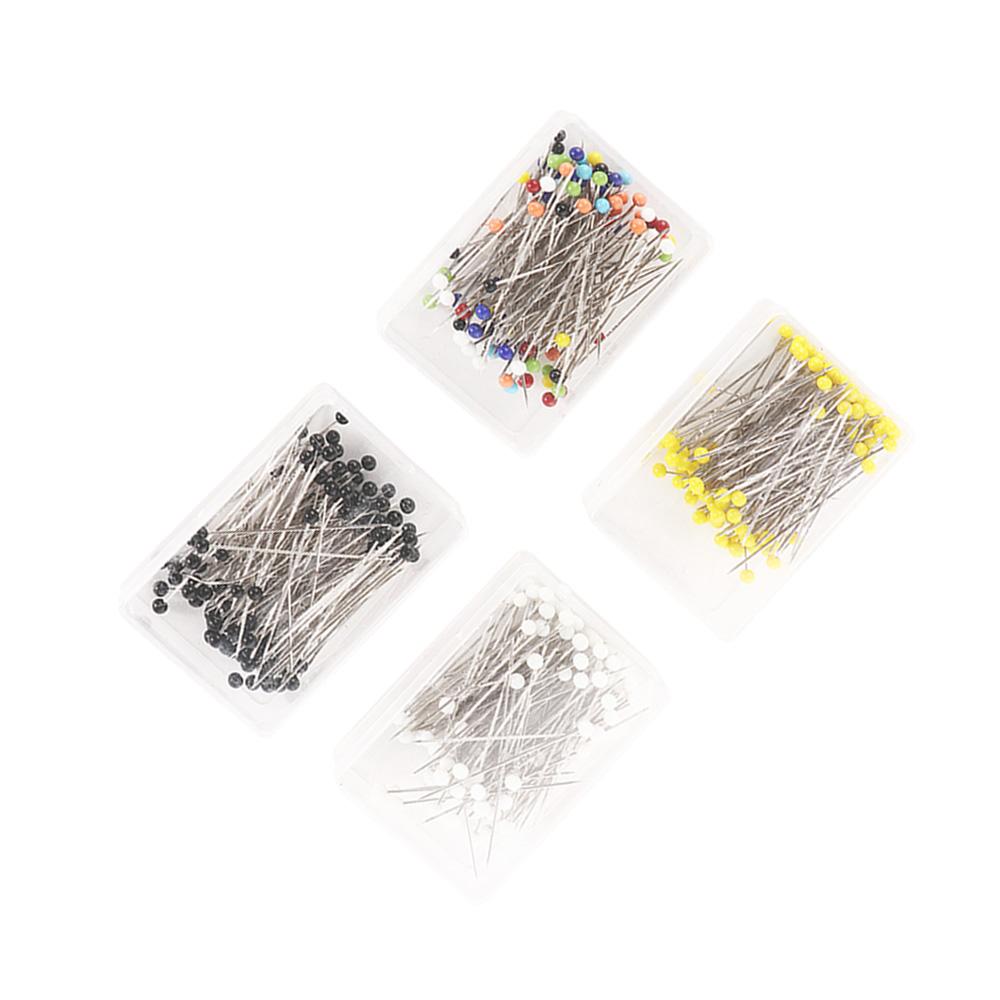 DIY Stitch Bead Glass Head Colored Sewing Needles Safety Pin Knitting Pin Dressmaking Pins