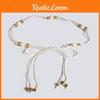 Bohemian Waist Rope Belt With Knotted Closure For Artisanal Ethnic Style Outfits