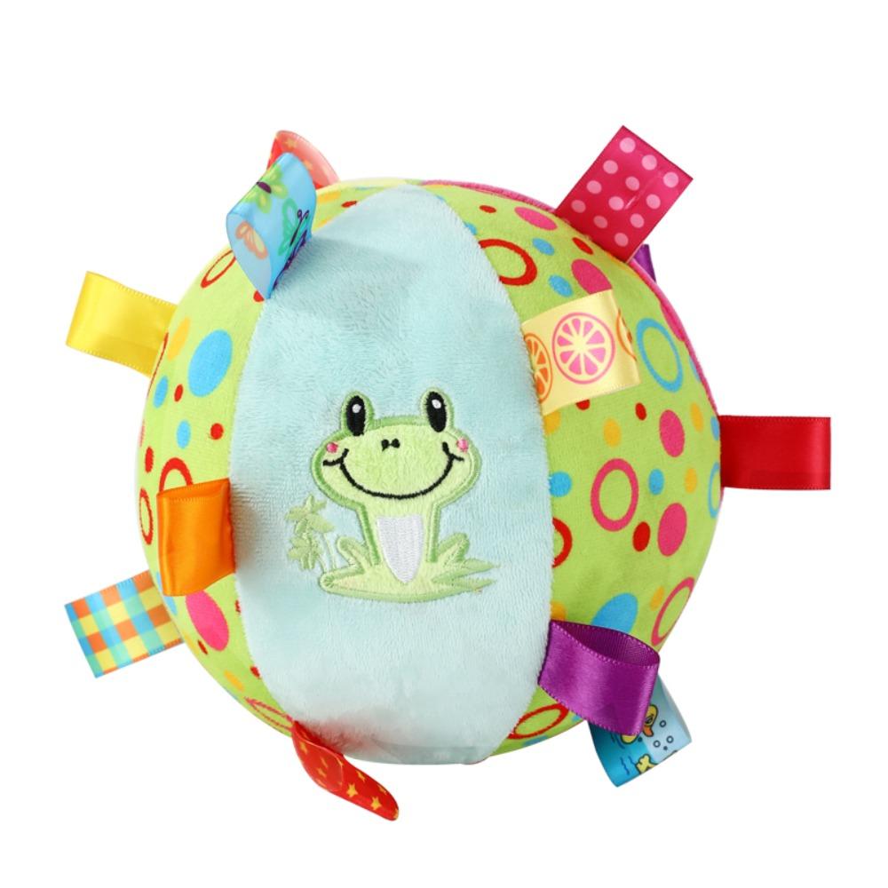 Bite Resistant Handle Dog Toys Plush Dog Squeak Ball Toys Funny Dog Chewing Ball Pet Supplies
