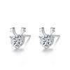 S925 Sterling Silver Antler-Shaped Earrings Fresh Sweet Japanese and Korean Temperamental Small Antlers Earrings Ear Studs