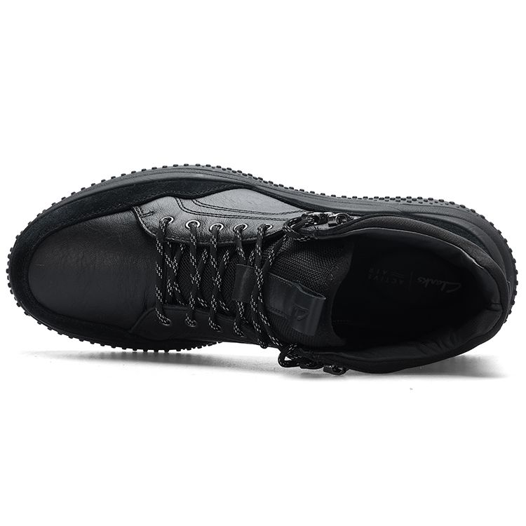 Clarks Ретро Ботинки на шнуровке Повседневные для улицы Мужские ботинки Черные 261629497