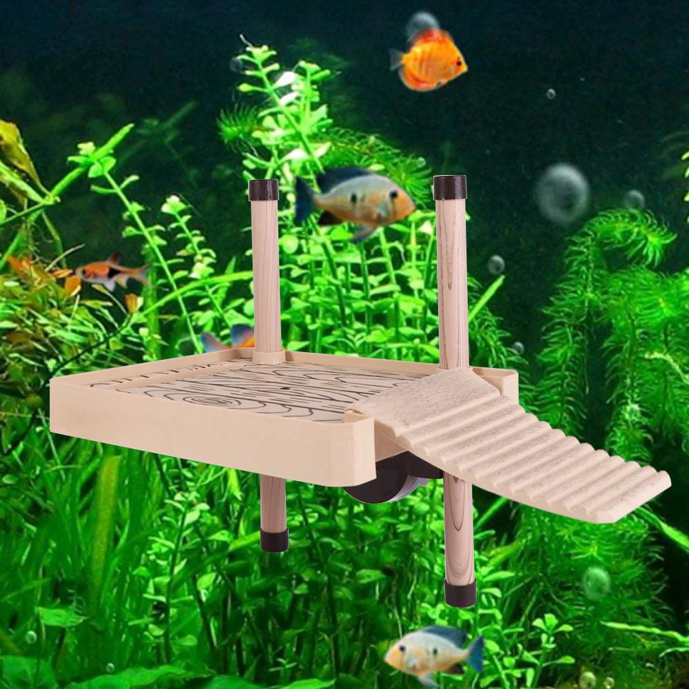 DIY Tortoise Basking Platform Plastic Fish Tank Ornaments Turtle Platform Brazilian Water Turtle