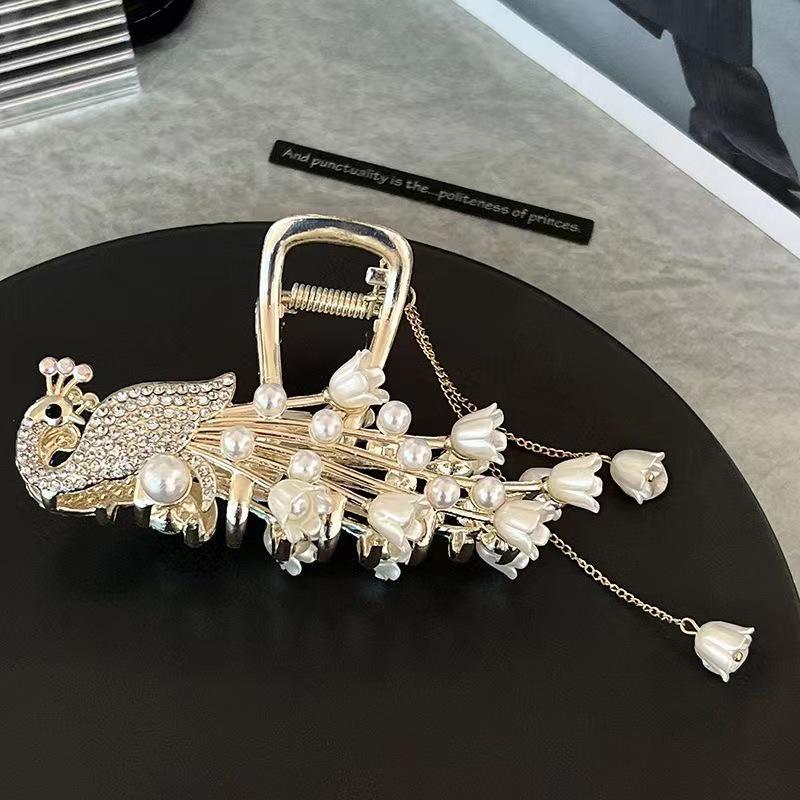 2024 Высококачественная металлическая заколка для волос в форме акулы для женщин