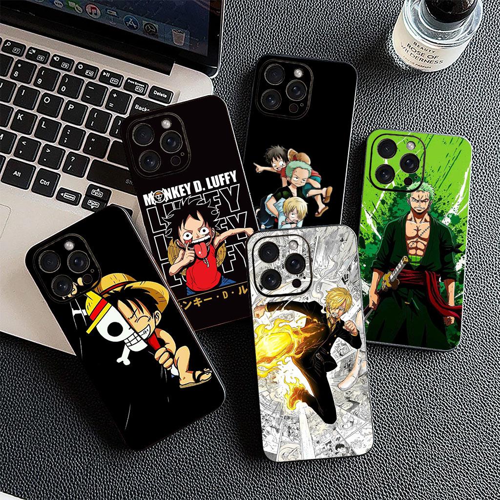 Luffy One Pieces Roronoa Zoro Sanji Phone Cover for Samsung Galaxy S22 S21 S20 Fe Ultra S9 Plus + A13 A22 M21 M31 M55 M15 Case