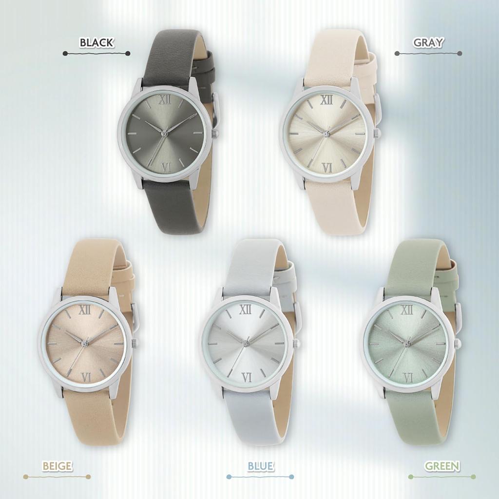 Sun Flame Co., Ltd. J-Axis One-Tone Watch CF2D0010-GY Women's Gray