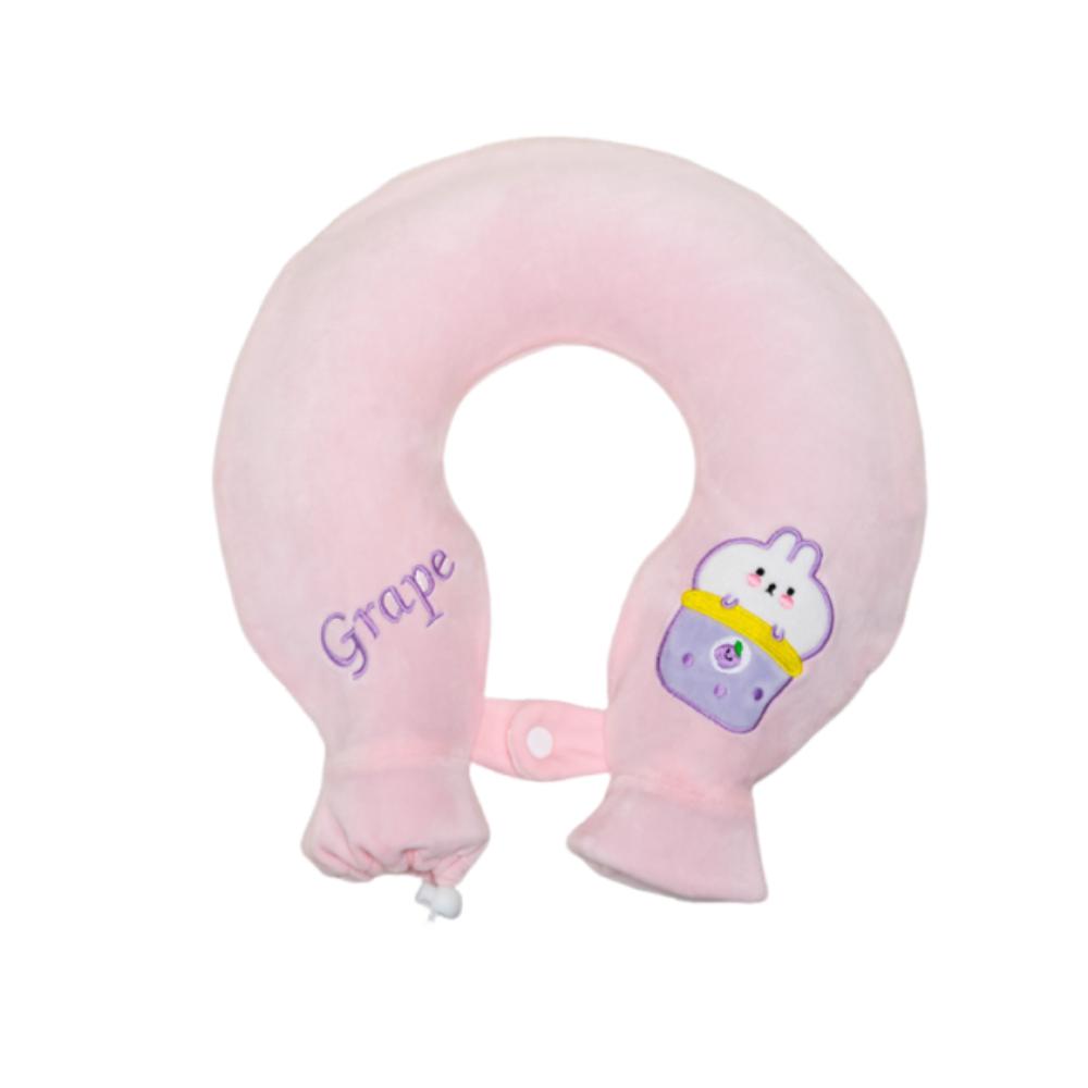 Cartoon U-shaped Hot Water Bag Detachable Anti-scalding Neck Warmer Comfortable Reusable Neck Support Warm Water Bag