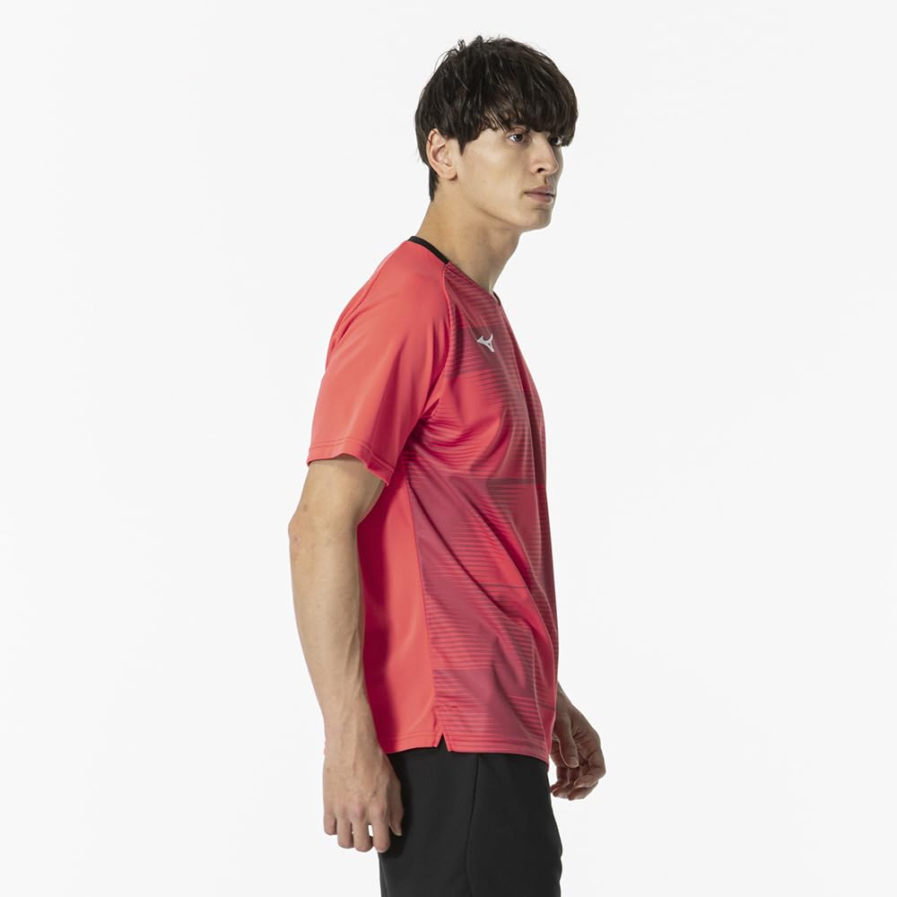 Игровые шорты Dynamotion Официально одобрены Japan Badminton Radiant Размер M Футболка/рубашка для тенниса/бадминтона, рукав, влагоотводящая, быстросохнущая, прилегающая,