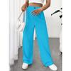 2024 осень и зима новый костюм широкие брюки женские высокая талия драпировка свободный прямой трубчатый тонкий универсальный повседневный