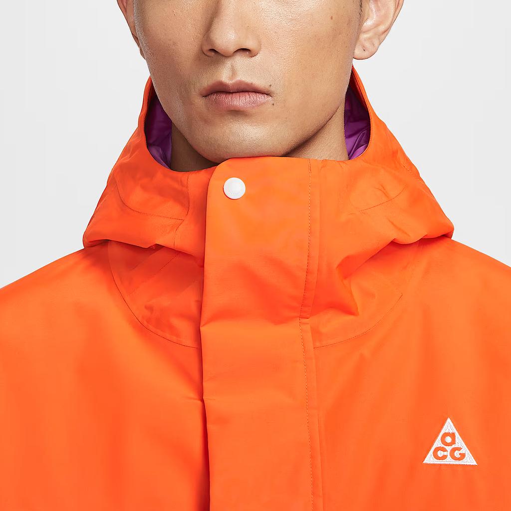 Nike ACG PrimaLoft Skull Peak Storm-FIT Свободная ветрозащитная водоотталкивающая хлопковая куртка с длинным рукавом Color-Block Мужские куртки FV8682-820