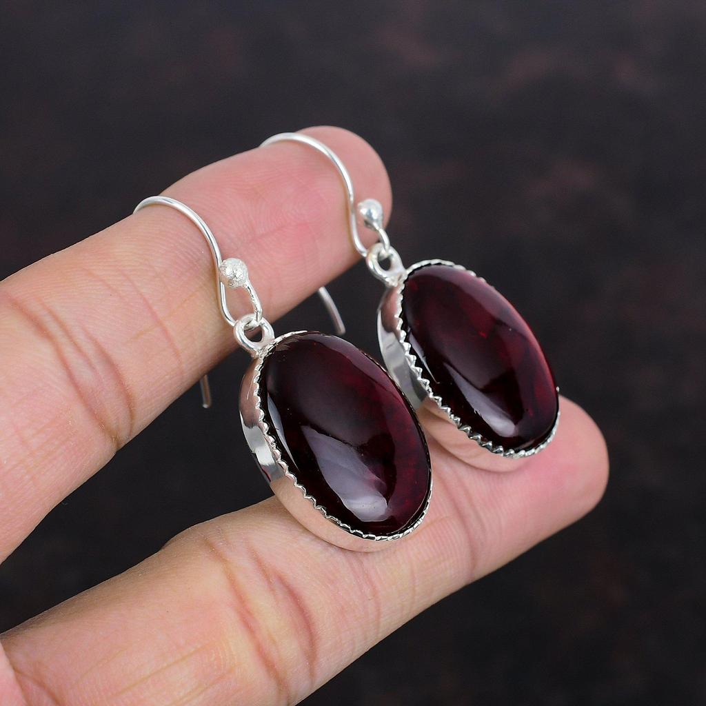 Серьги из красного огненного лабрадорита, 925 пробы, серьги из стерлингового серебра, ювелирные изделия ручной работы, уникальные серьги из драгоценных камней, антикварные ювелирные изделия из лабрадорита, подарки для жены