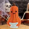 Halloween Pumpkin Decoration Crochet Pumpkin Hug Handmade Positive Energy Ornament
