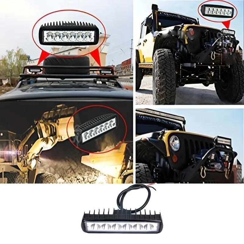 1PC Super Bright LED DRL Light with Black Cover - Waterproof No-Battery Design for Cars, SUVs & Trucks