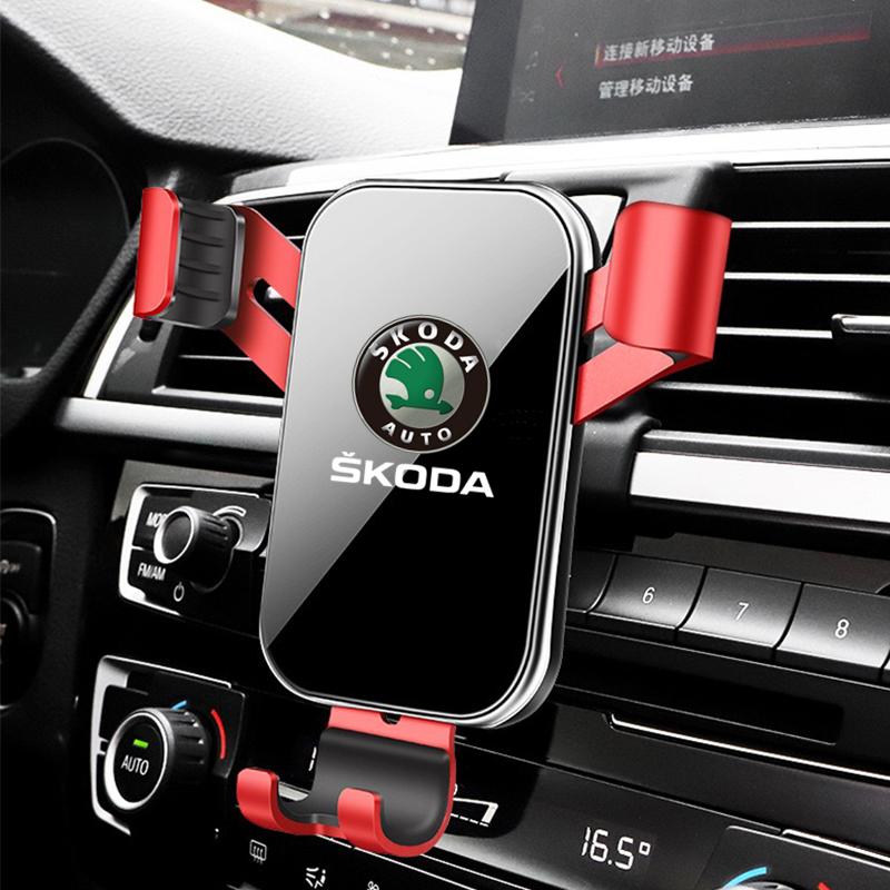 dclaq2 Car Phone Holder Stand Gravity Sensor Universal For Skoda octavia 2 a7 a5 rapid fabia yeti superb SCALA citigo virs Accessories
