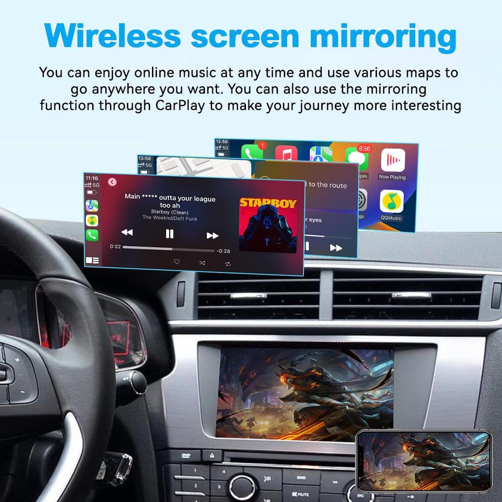 Joyeauto CarPlay Decoder for DS Models DS5LS (2014-2016), DS5 (2014-2015), DS6