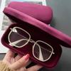 Portable Velvet Glasses Case Large Frame Sunglasses Box Anti-pressure Glasses Cases Myopia Reading Eyeglasses Storage Eyewear Protector Box
