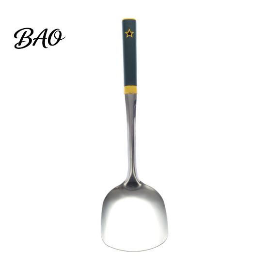 Multipurpose Cooking Spoons Stainless Steel Kitchen Utensil, Spatula Ladle Slotted Turner Rice Spoon, Ergonomic Handle Utensil Heat-Resistant