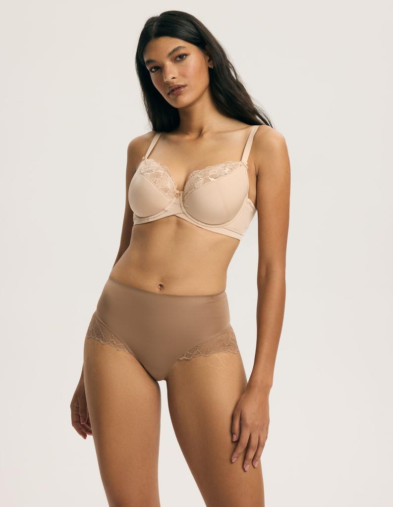 Pansy Esotiq briefs 2-pack | brown, cream