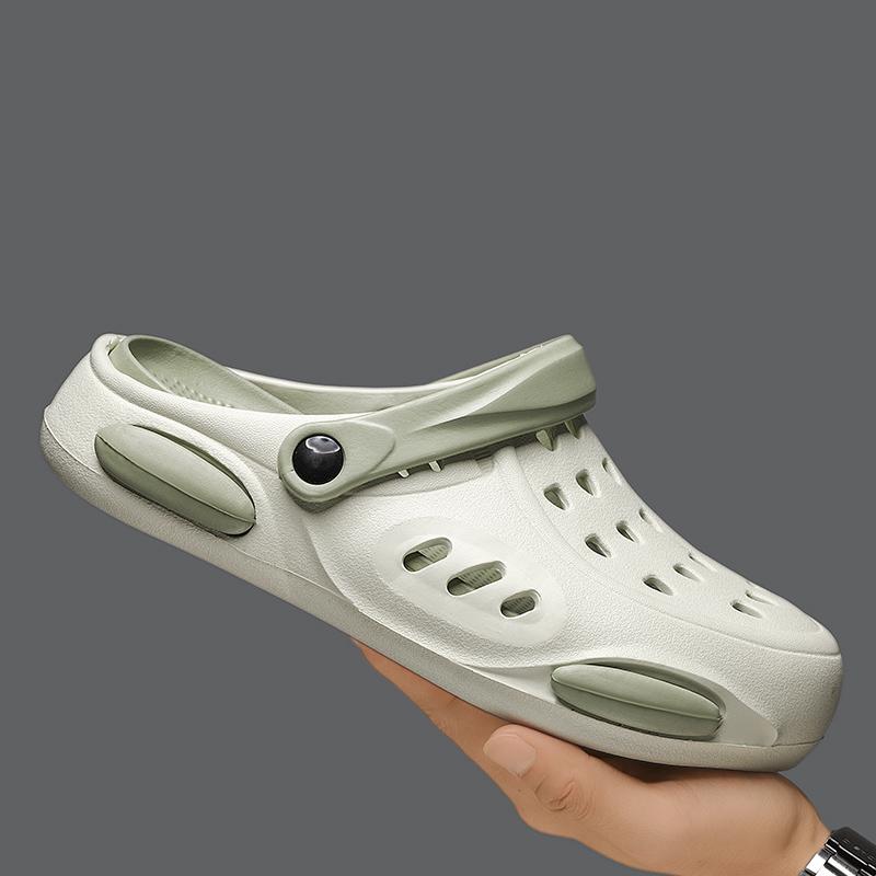 Горячая распродажа модных лаконичных мужских кроссовок из ЭВА высокого качества с толстой подошвой, повседневные сандалии, мужские пляжные шлепанцы, спортивные тапочки для улицы, износостойкие