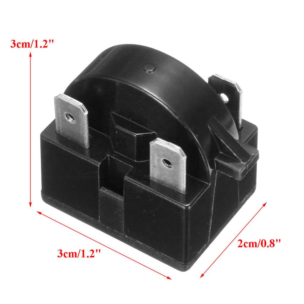 Refrigerator Start Relay PTC For 3 Pin QP2-4.7 4.7 Ohm Vissani Danby Compressor