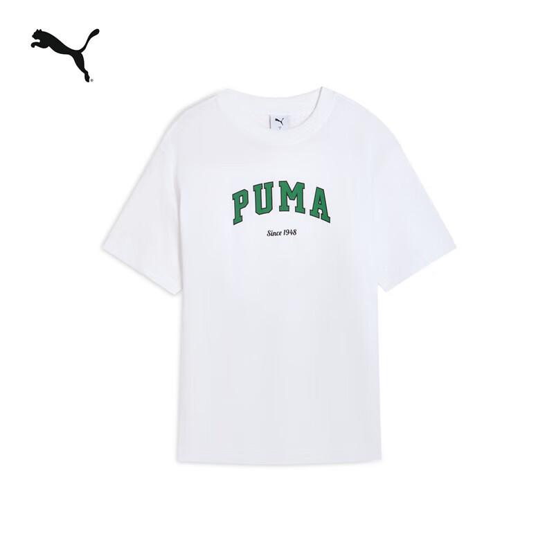 Puma Мужская свободная футболка из чистого хлопка с коротким рукавом (634353)