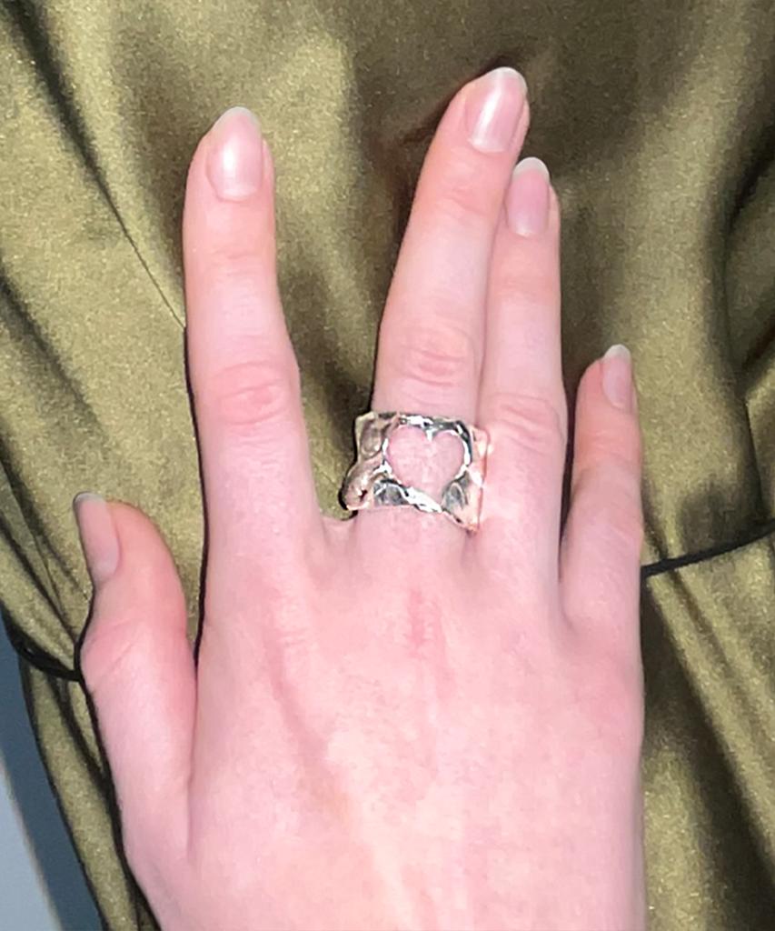 Manig Heart To Love Feeling Ring (Ring) (Sv)