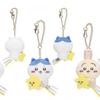 Chiikawa Star Hug Plush Keychain - Soft & Adorable Japanese Cartoon Doll Ornament Gift.