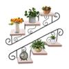Staircase Shape Wall-mounted Flower Stand American Style Wall Hanging Flower Pot  Store