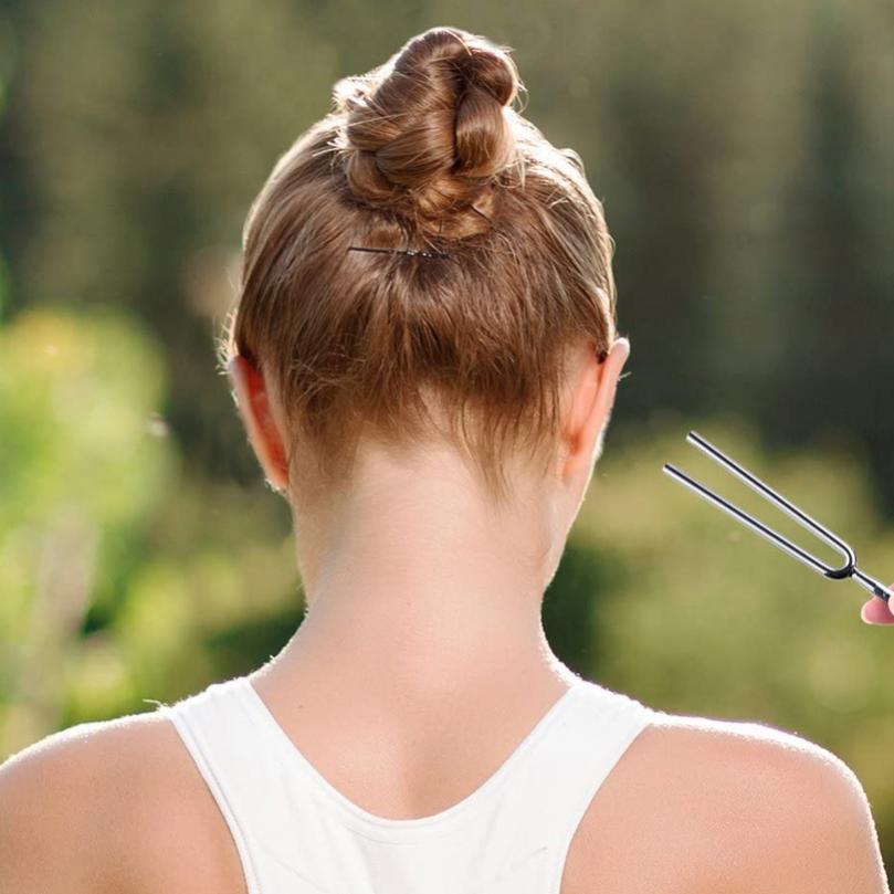 Металлический камертон 440 Гц для скрипки, мандолины, гитары, звуковое исцеление, йога, исцеляющая медитация с тканевой сумкой, сенсорные вилки