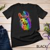 Cute Llama Mom For Llama Lovers Colorful Art Llama Unisex T-shirt