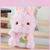 Flower Embroidery Cute Lace Headwear Cartoon Rabbit Plush Toy Pendant Kids For