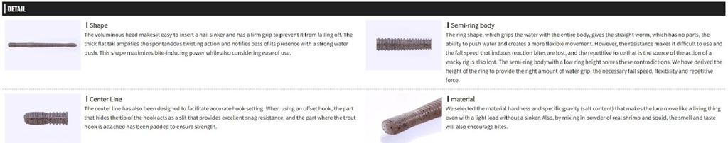 OSP Мягкая приманка Dolive Crawler 4,5 дюйма WF-050 (8305)