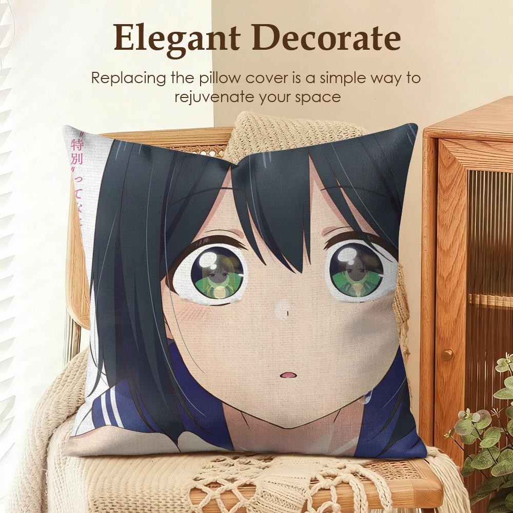 Comingofage story Cushion Cover Natural Linen Organic Fabric DoubleSided Printing Sofa Home Decor Gift Pillow Case