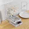 Acrylic Dustproof Jewelry Organizer: Transparent Hanging Box for Earrings & Necklaces