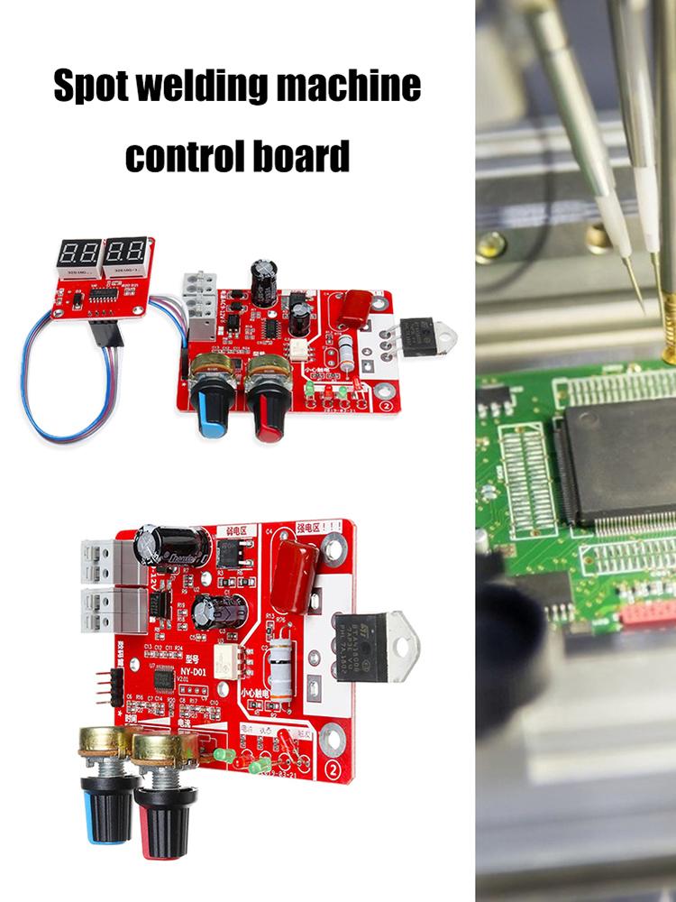 Transformer Controller Board Adjustable Time Current Welder Transformer Controller Board Digital Display DIY Battery Accessories