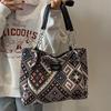 Women's Canvas Shoulder Bags Handbags Retro Ethnic Bag Female Casual Purse