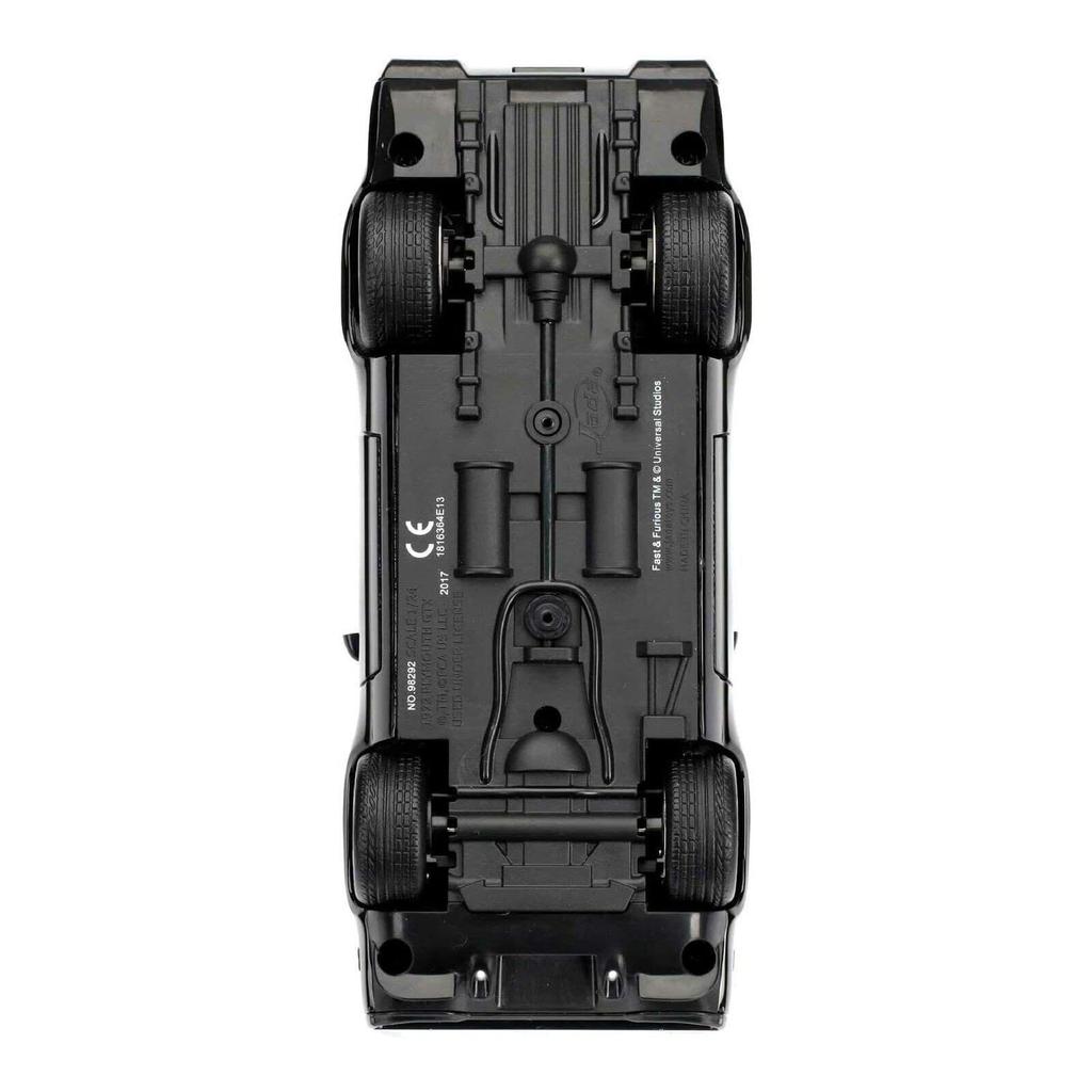 JADA TOYS Fast Furious PLYMOUTH GTX 1972 Black Dom PLYMOUTH GTX FF8 Мини-машина 98292 1/24 и Дом [Предмет]