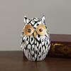 Painted Owl Resin Figurines Nordic Modern Graffiti Animal Sculpture Living Room Ornaments For Home Decor Desk Office Decoration