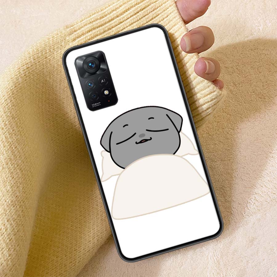 Cute Cartoon K-Kkamang Phone Case For Redmi Note 13 14 15 Pro Plus 12 13C 12C 15C 9 10 10C 9T 9C 9A TPU Soft Cover Clear Cell Ca
