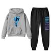 Trapstar Print Hoodie Pants Set Men Women Casual Streetwear Winter